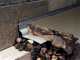 thin floor french drain system in fargo