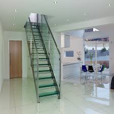 Glass Staircase Straight Led Light