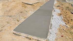 A Concrete Slab On Unlevel Ground