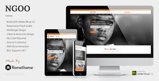 Ngoo Charity Non Profit And Fundraising Muse Template By Rometheme