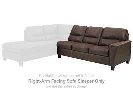 navi 2 piece sleeper sectional with chaise