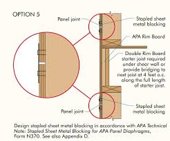 plywood sheathing horizontal splice
