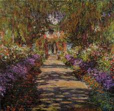 Monets Garden At Giverny 1901