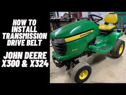 how to install transmission drive belt