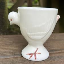 Vintage Goose Egg Cup Westmoreland Milk