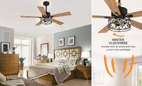 ceiling fan direction in summer and