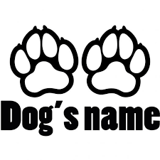 Wall Decals Names Dog S Name 1 Wall
