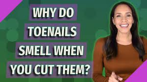 why do my toenails smell when i cut them