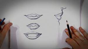 how to draw lips howcast
