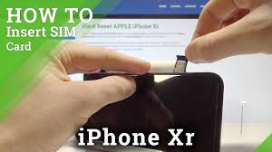 Insert the sim with the verizon logo and sim card number on top (gold contacts facing down). How To Install Sim In Iphone Xr Insert Nano Sim Card Tutorial Youtube