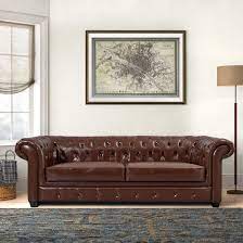 chesterfield leather couch upholstered