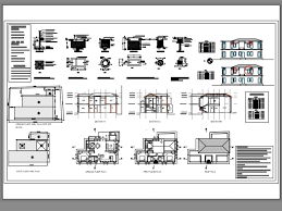 Single Family Home In Autocad Cad
