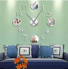 Photo Frames Diy 3d Acrylic Wall Clock