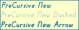 Precursive Fonts That You Can Install On Your Computer And