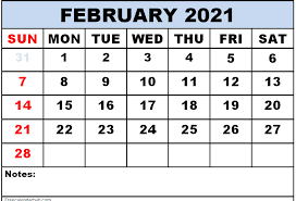 2021 blank and printable word calendar template. Charming Free February 2021 Calendar Printable In Pdf Excel Word