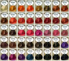 Adore Hair Color Dye Chart In 2019 Hair Dye Colors Semi