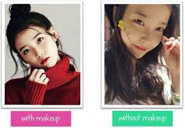 k pop idols without makeup