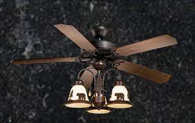 standard size rustic ceiling fans