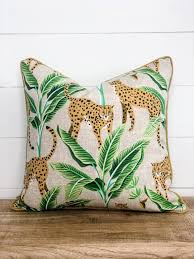 outdoor cushion cover jungle cats with