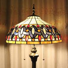 Stained Glass Floor Lamp Bowl Stained