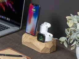 The 8 best charging stations of 2021. This Handcrafted Wooden Dock Charges Your Iphone Airpods And Apple Watch At Once