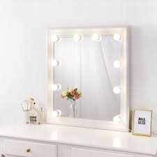 Diy Hollywood Lighted Makeup Vanity Mirror With Dimmable Lights Stick On Led Mirror Light Kit For Vanity Set Plug In Makeup Light For Bathroom Wall Mirror Light Bulb Only Walmart Com