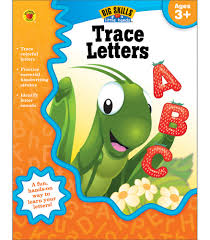 Amazon Com Trace Letters Workbook Grades Preschool K