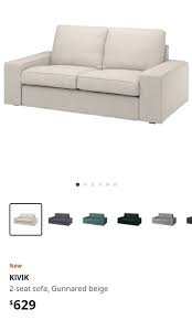 Ikea Kivik Sofa Beige Furniture Home