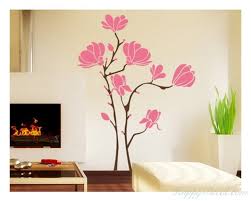 Magnolia Flower Vinyl Wall Art Decal