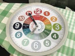 Time 3d Colourful Large Wall Clock