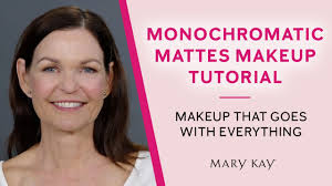 monochromatic mattes makeup tutorial