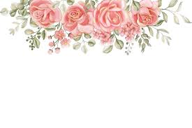 watercolor rose border images free