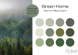 Green Home Whole House Color Palette