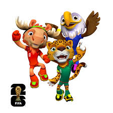 REVELADAS LAS MASCOTAS OFICIALES DEL MUNDIAL 2026   Cada mascota  representa la identidad de los países sede.  Maple (Canadá): un alce  creativo, resiliente, amante del arte urbano y guardameta.
