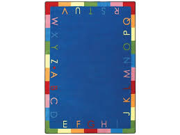 rainbow alphabet clroom rug 7 8 x10