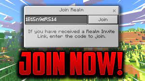 join my mcpe realm server code in