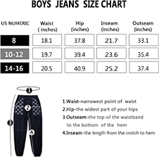 meilonger boys stretch denim jeans