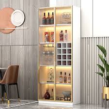Classy Wine Cabinet Integrated Wall