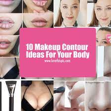 10 makeup contour ideas for your body