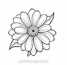 flower coloring pages free printable