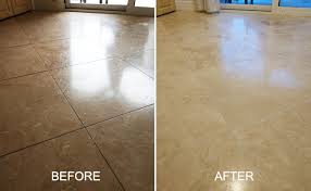 travertine old sealer removed by set in