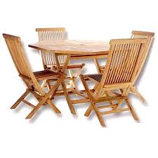 Folding Octagonal Veranda Dining Set