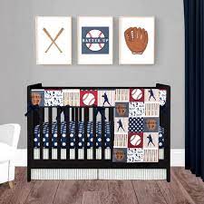 Baseball Crib Bedding For Baby Boy