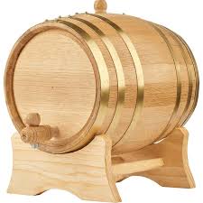 10 liter oak barrel with br hoops