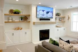 White Brick Wall With A Faux Panel
