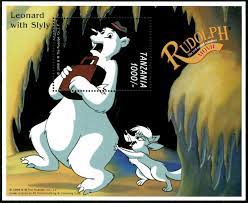 Tanzania 1998 - Rudolph the Reindeer Film, Leonard w/ Slyly - S/S - 1754 -  MNH | eBay