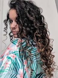 low density fine curly hair