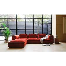 Large 3 Seater Sectional Sofa Footstool