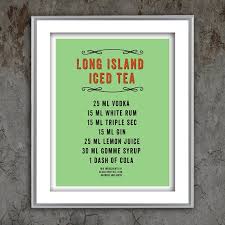 long island iced tea cocktail grunge