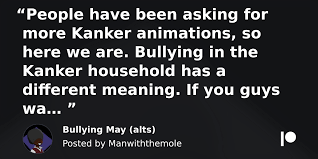 Bullying May (alts) | Patreon